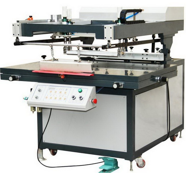 斜臂式丝印机，半自动丝印机，丝网印刷机